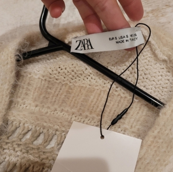 Zara Women's Knit Striped Sweater Size Small NEW WITH TAGS - Picture 5 of 6